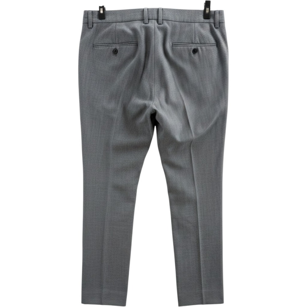 Club Monaco Sutton Slim Fit Micro Check Linen Pants Mens 32x32 NEW MSRP 169 - Picture 2 of 8